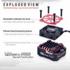 SURPASS HOBBY Rocket 160A ESC TS160V2 Pro Sensored Brushless Motor Speed Controller Programmer Card For 1/10 1/12 V4S V5R