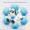 Robot Puppy Programmable Dancing RC Animal Dog Toy with Light and Sound Robotic Pets Animal Dog Toy for Children Boys Gifts