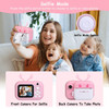 Kids Camera Instant Print Photo Digital Camera Children Educational Toys 2.4 Inch IPS Screen Toys Camera Birthday Gifts