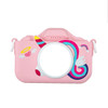 Unicorn Camera set Children's camera for 3-9 years old boys girls Children's toy digital camera Birthday gift Pink blue