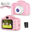 Mini Children Camera Toys Photo Shoot 1080P HD Video Kids Digital Camera Screen 2.0 Inch Send 32GB TF Card for Kids Baby Gifts