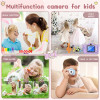 Portable children's digital cartoon camera, children's toys, cartoon camera, 2 inch color display, gifts for girls and boys, 108