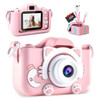 Portable children's digital cartoon camera, children's toys, cartoon camera, 2 inch color display, gifts for girls and boys, 108