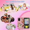 Phone Shape Kids Camera Toys 1080P HD Digital Dual Lens Selfie Smart Phone Video Camera With Games for Child Outdoor Photography