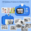 HOT-Instant Print Camera For Kids, 1080P Camera With Paper Films And 32GB Memory Card,Portable Digital Wifi Camera Toys