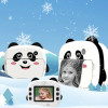 Cute Panda Photography Video Printing High Definition Black And White Printing Children's Mini Digital Camera Cartoon Toy Gift