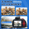 2.4-inch screen display high-definition 1080P mini SLR digital camera suitable for children, baby education toys, children's cam