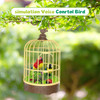 Singing&Chirping Bird In Cage Realistic Sounds&MovementsSinging Chirping Bird Toy In Cage Realistic Sounds Movements Activated