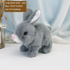 Electronic Pet Toys Plush Electric Rabbit Simulation Can Walk To Make A Sound Shaking Ears Long Hair Rabbit Children's Gifts