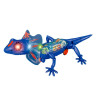 Walking Lizard Model Robotic Toys Battery Operated with Sounds Lights Crawling Removable Tail Funny Animal