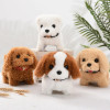 Walking Barking Cute Puppy Pet Dog Toy with Battery Control Halloween Birthday Gift for Boys Girls Kawaii Electronic Plush Toys