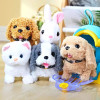 Children Simulation Toy Pretend Play Set Electric Plush Pet Interactive Walking Animal Dolls Education Toys for Girls Boys