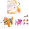 Electric Cute Plush Dog Light LED Eyes Walking Barking Puppy Kids Toy Gift Plush Toy
