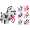 Electric Cute Plush Dog Light LED Eyes Walking Barking Puppy Kids Toy Gift Plush Toy