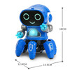 Children Duck Doll Pet Robot Toy Robots for Kids Electronic Electric Toys 1 2 To 4 Year Old Toddlers Boys Girls Babys Dog Animal