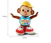 Interactive Chasing Monkey Music Dance Intelligent Robot Baby Early Education Toy Sound and Light Learning Steps