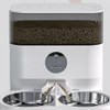 New Upgraded Pet Feeder Automatic Wifi Camera With Large Capacity Double Food Dish Suitable For Cats And Dogs