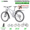 Rbrl Mtb Mudguard Adjustable Bicycle Fender Sets Patent Design E-bike Rbrl Mtb Mudguard Adjustable Bicycle Fender Sets Patent Design E-bike