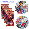 3/6/12PCS Game Genshin Impact Collection Cards Games Letters Party Table Board Toys For Family Children Christmas Birthday Gifts