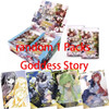 Goddess Story Random 1 Packs Collection Girl Party Swimsuit Bikini Ssr Anime Character Flash Card Table Partys Game Cards Toy