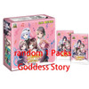 Goddess Story Random 1 Packs Collection Girl Party Swimsuit Bikini Ssr Anime Character Flash Card Table Partys Game Cards Toy