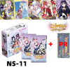 New Goddess Story 2M11 Box PR Card Metal Card Anime Games Girl Party Swimsuit Bikini Booster Box Doujin Toys And Hobbies Gift