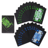 Black Green Blue playing cards board games PVC child kids toys Waterproof Children toy White deck card game set collect Gift