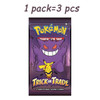 Original Pokemon Card Halloween Trick or Trade Booster Bundle Gengar pokemon TCG Limited Collection card Child Party Board Game