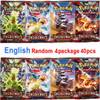 40PCS Pokemon Card Evolutions SCARLET&VIOLET English French Spanish Energy Shining Game Carte Trading Collection Cards Toys Gift