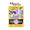 2023 France arceus vmax pokemon metal card DIY card Pikachu charizard gold limited edition children's gift game collection card