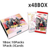 Wholesales One Piece Collection Cards Luffy Booster Red Box Case Rare Anime Playing Game Cards