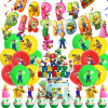 TAKARA Game Super Mario Birthday Party Decoration Mario Balloon Banner Backdrop Super Brother Party Supplies Baby Shower