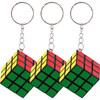 1/10pcs Children's Magic Cubes Keychain Games Mini Early Educational Toys Ring Classic Puzzle Playing Birthday Party Favors Gift