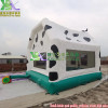 Outdoor PVC Inflatable Cow Bouncer House Bouncy Castle For Ice Cream Party Jump Game