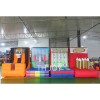 free air ship to door,4 in 1 inflatable carnival game,basketball hoop toss game for kids party rent inflatable sport game