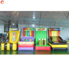 Free Ship 1.5x1.5x2mH 4 in 1 Inflatable Carnival Game Baseball Axe Basketball Skeet Commercial Party Event Toys for Sale