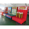 free air ship to door,4 in 1 inflatable carnival game,pvc basketball hoop toss game party rent toy combos