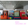 free air ship to door,4 in 1 inflatable carnival game,pvc basketball hoop toss game party rent toy combos