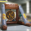 10X10FT Outdoor Giant Carnival Sport Games Inflatable Axe Throwing Game With Blower For Advertising Party Event