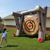 2 Players Carnival Inflatable axe throwing game inflatable soccer dart shooting sticky game board Sports Games Interactive Party