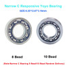 Yoyo Bearing 10Pcs/Bag UR188 R188 Responsive Unresponsive Bearings for YoYo Professional Metal Ball Bearing Parts