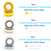 16Pcs/Bag Unresponsive Yoyo Bearings Bearing Removal Tool Yoyo Strings Responsive Yoyo Bearings Stainless Steel Axle w/ Wrench
