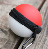 Professional YoYo bag EDC smooth Leather Velvet Pokimon belt hang key ring Case. For all yoyos under 44.5X57mm