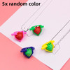 1/2/5Pcs Colorful Spinning Top Plastic Gyroscope Novelty Whistle Spinning Tops Pressure Gyro Kids Children's Classic Toys Gift