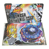 B-X TOUPIE BURST BEYBLADE SPINNING TOP Metal Fusion Masters BB128 OMEGA DRAGONIS 85XF 4D System - STARTER SET WITH LAUNCHER