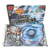 B-X TOUPIE BURST BEYBLADE SPINNING TOP Metal Fusion Masters BB128 OMEGA DRAGONIS 85XF 4D System - STARTER SET WITH LAUNCHER