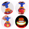 New Spinning Top Flash Luminous Spinning Tops Toy Colorful Top Ejection Toy Flashing Led Gyroscope Children Classic Toys Gifts