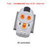 Power Functions Servo Train Car Motor Polarity Switch IR Speed Remote Control Receiver Battery Box Educational Kid Program Toys