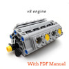 Power Functions Servo Train Car Motor Polarity Switch IR Speed Remote Control Receiver Battery Box Educational Kid Program Toys