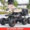 21/38CM Drift RC Car 6WD 2.4Ghz Radio Remote Control Crawler Off Road Vehicles High Speed Electric Buggy Truck Kids Toys Gifts